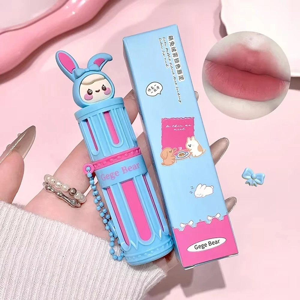 Lip Tint Korean - Karikatür Kadife Sis Uzun Süreli Dudak