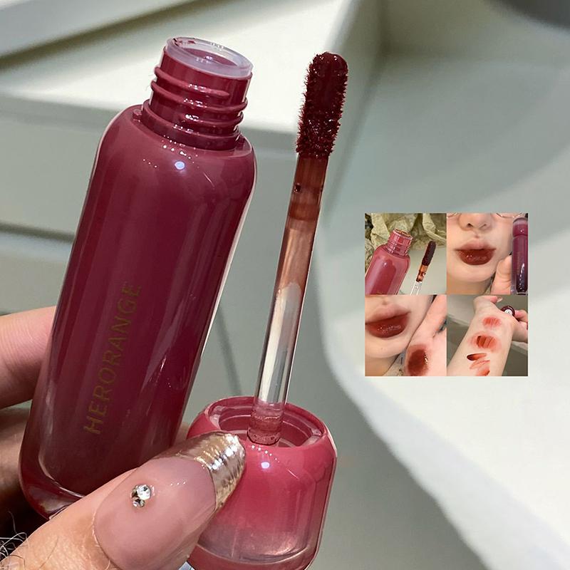 Lip Tint Korean - HERORANGE Dudak Parlatıcısı Ayna Etkili Nemlendirici
