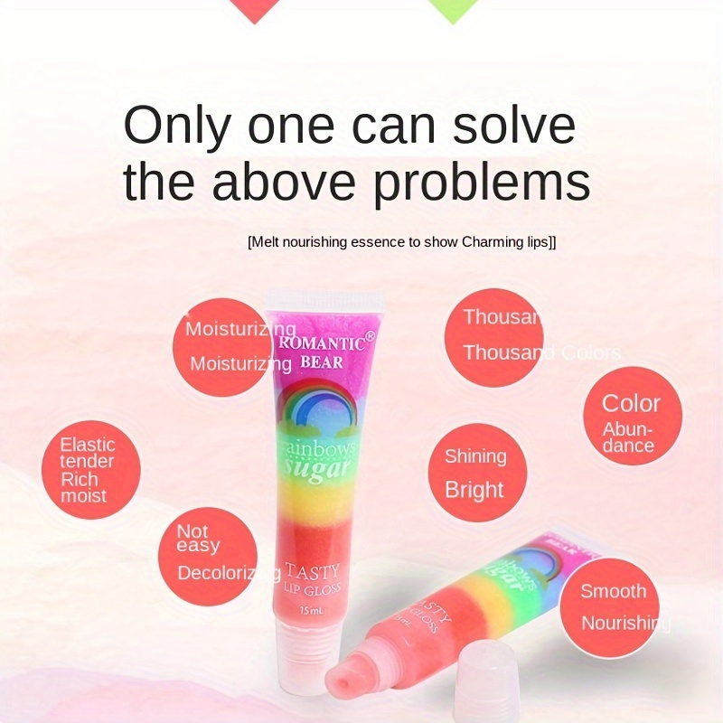 15 adet Gökkuşağı İnci Dudak P - Lip Tint Korean incelemesi ve fiyatı