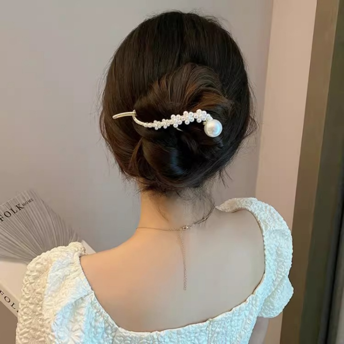 Zarif Glitter inci saç tokası  - Korean Women Lifestyle incelemesi ve fiyatı