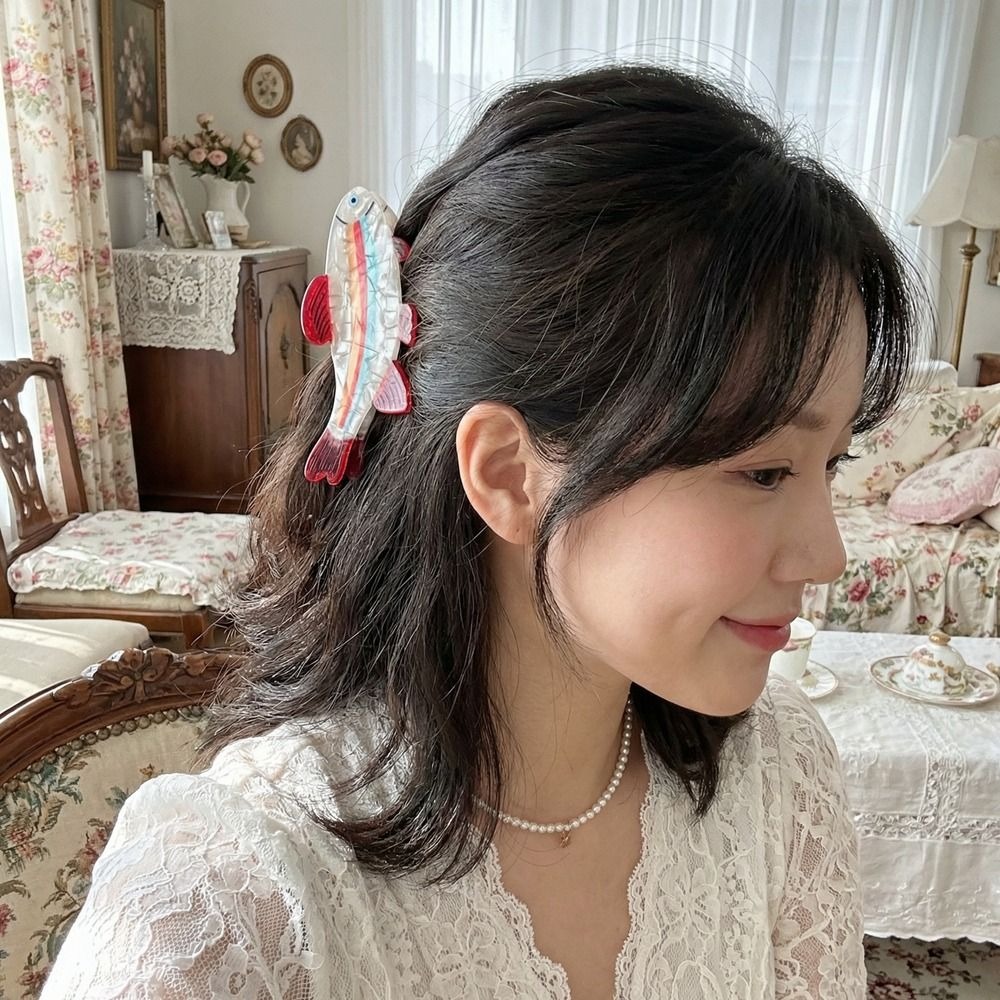 Saç tokası okyanus hayvanı saç - Korean Women Lifestyle incelemesi ve fiyatı